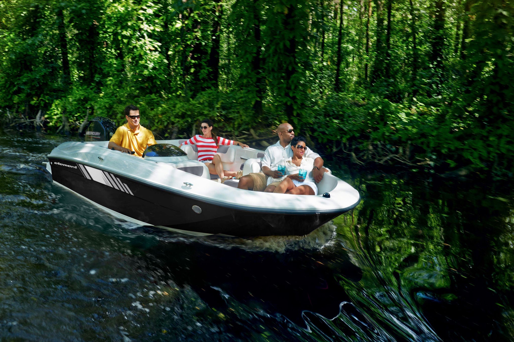 bayliner element e18 xl boat water