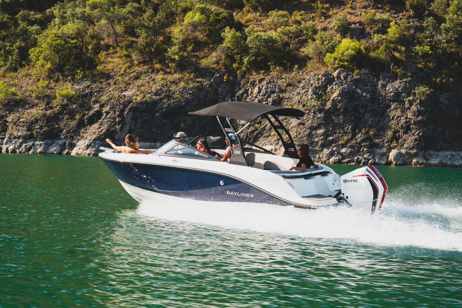bayliner v20 boat running 04707