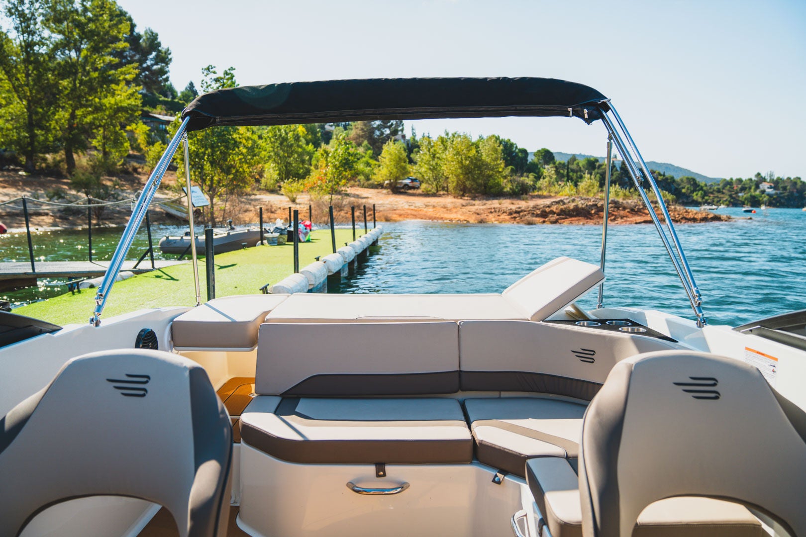 bayliner v20i running sunset 06001