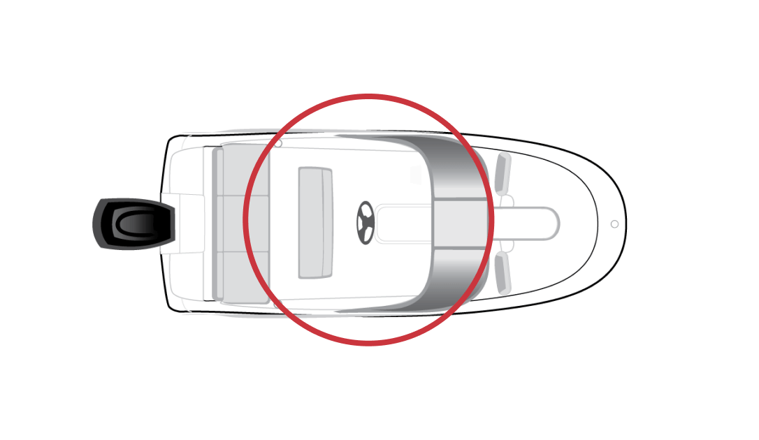 Center console floorplan
