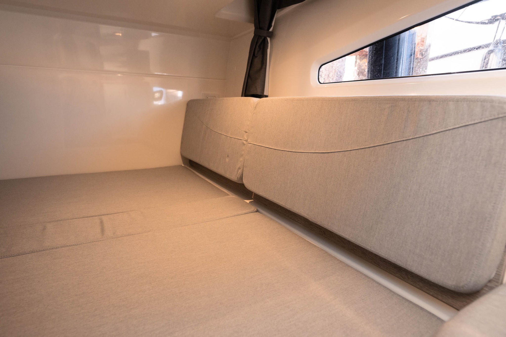 cabine bed on the Trophy T29 Explorer overnight boat