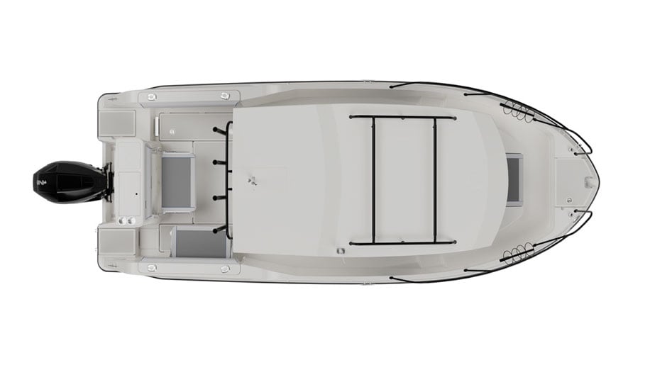 Bayliner T23 Pilothouse Floorplan