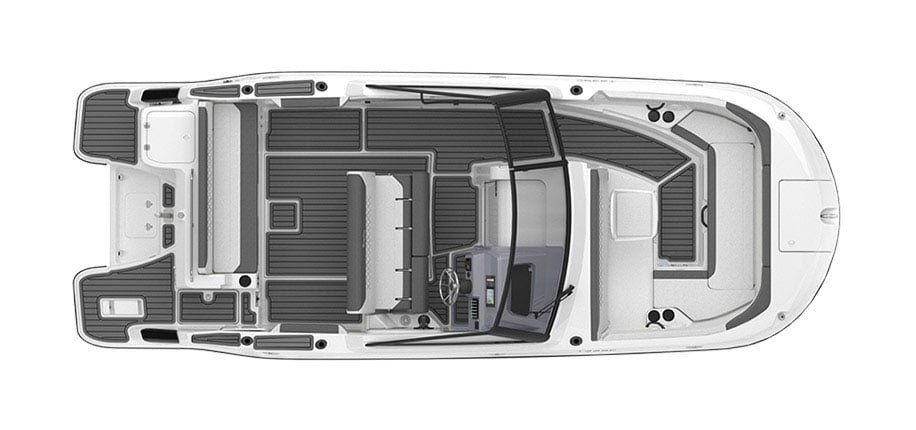 Bayliner T22SC Floorplan