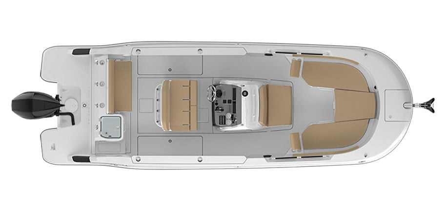 Bayliner T24CC Floorplan