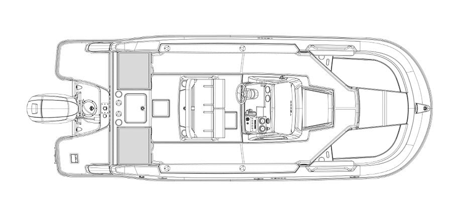 Bayliner T20CC Floorplan