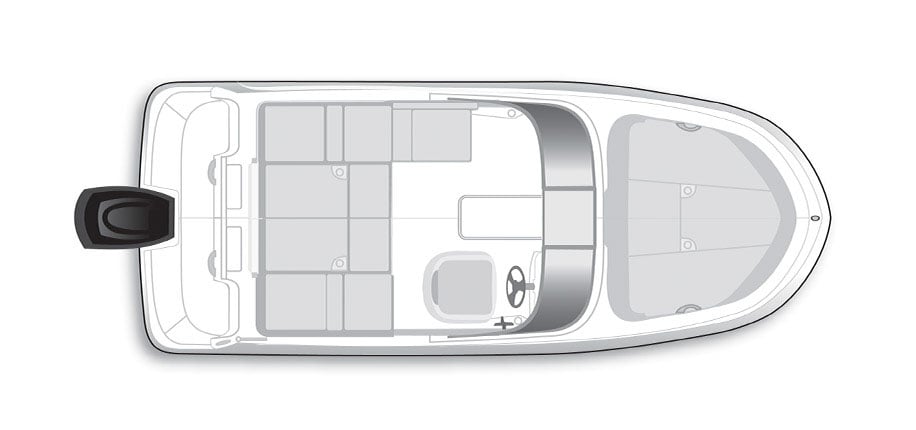 Bayliner VR4 Outboard Overhead