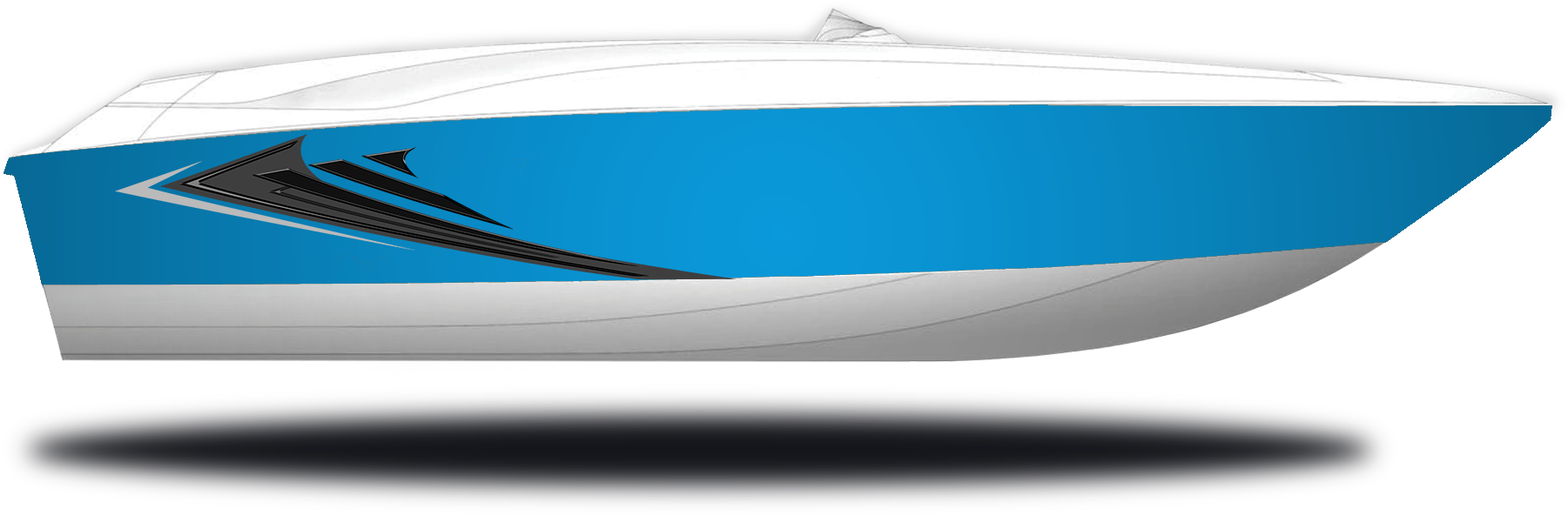 Impulse Blue Hull Sides (White Bottom)